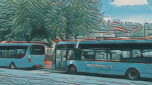 Bus fleet 