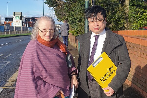 Nicholas Chan and Viv Parker